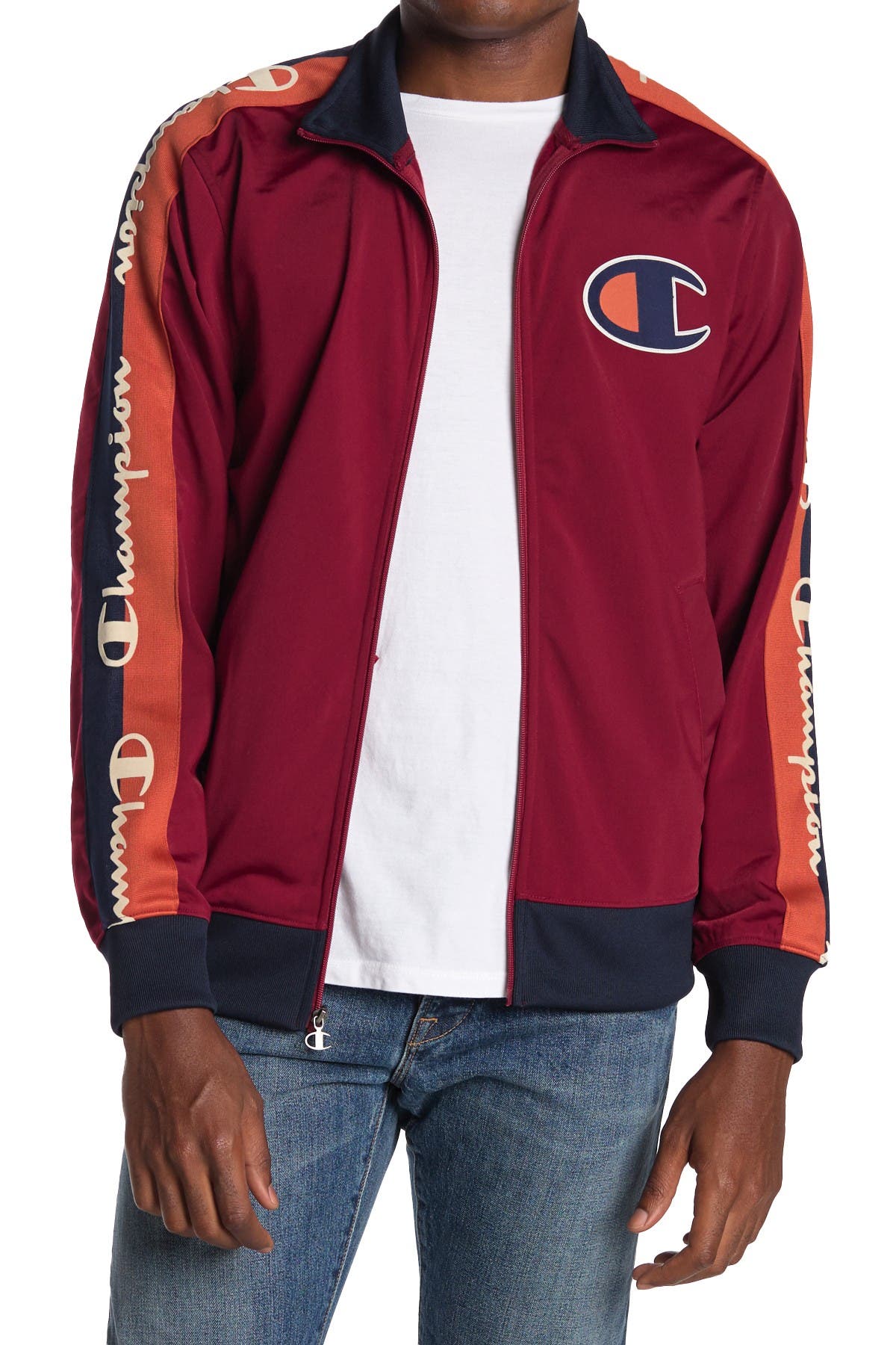 champion jeans jacket