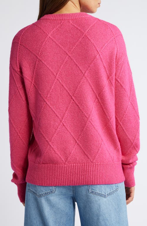 CASLONR CASLON(R) DIAMOND CABLE KNIT SWEATER 