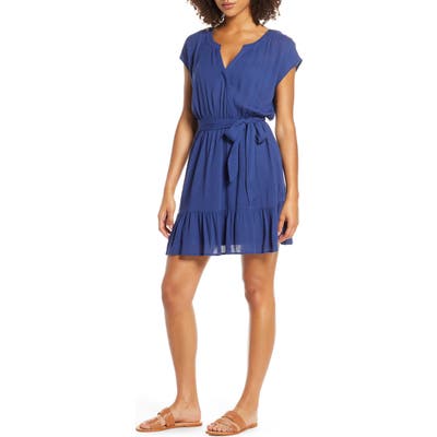 Bb Dakota Crinkle Minidress, Blue