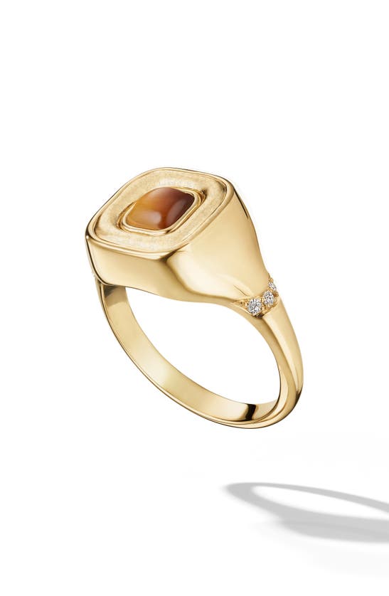 Shop Cast The Signet Flip Ring In Gold