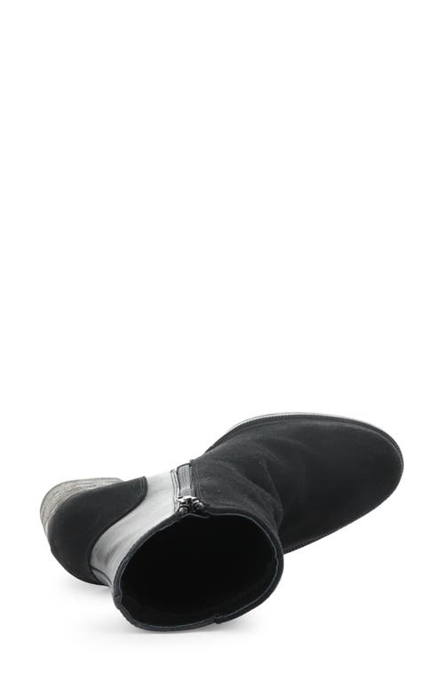 Shop Bos. & Co. Bibos Waterproof Bootie In Black Suede/feel