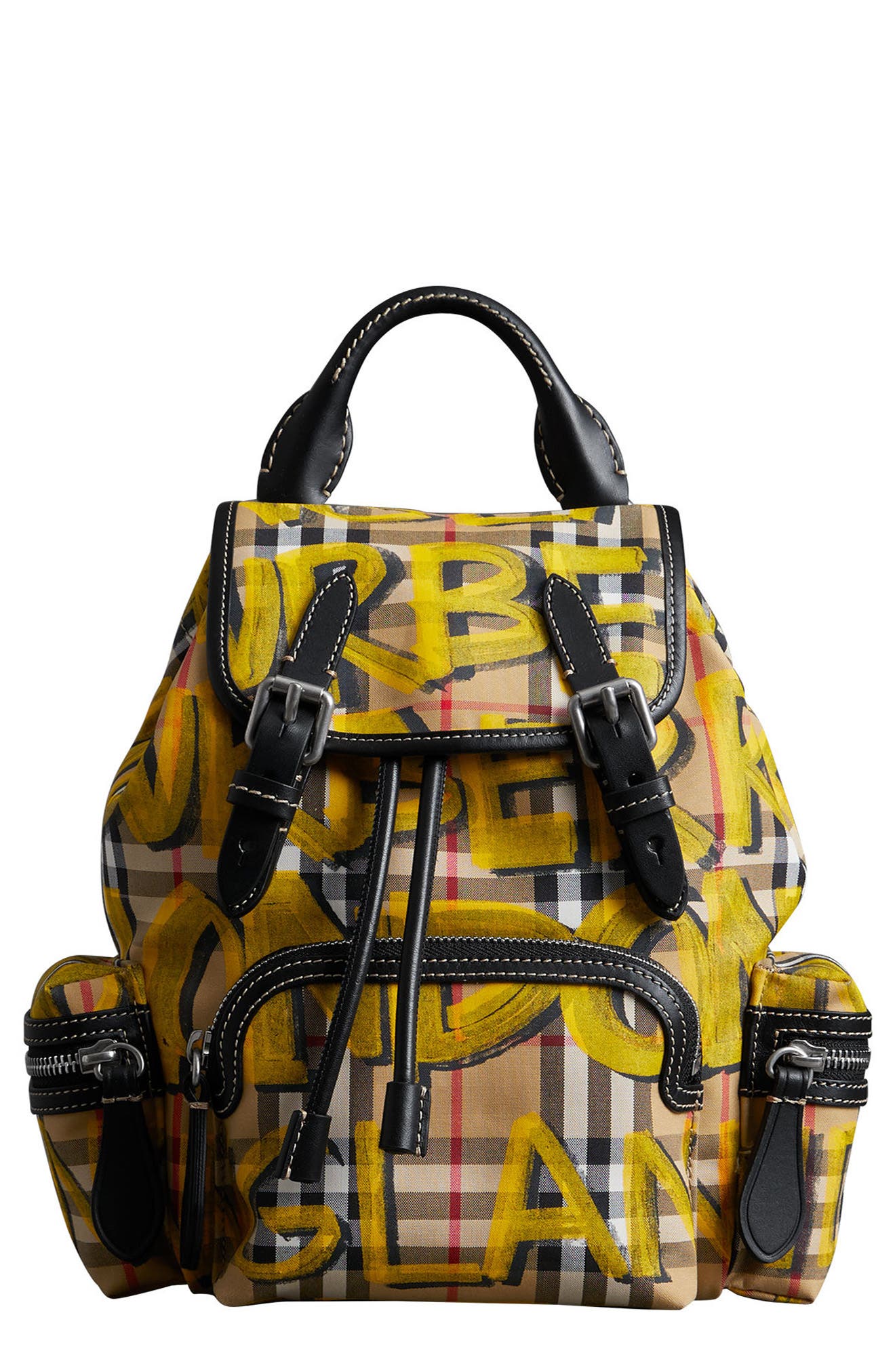 burberry rucksack graffiti mini backpack