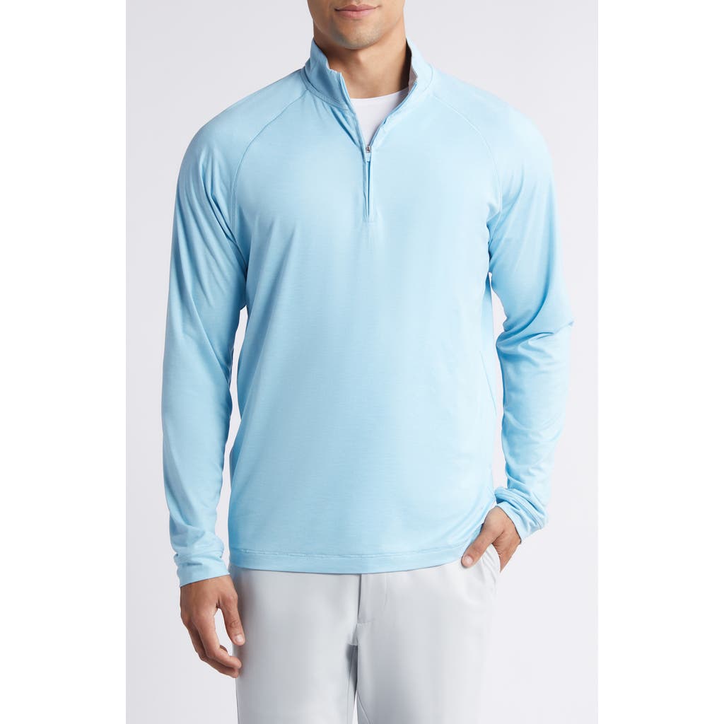 Johnnie-o Freeborne Prep-formance Quarter Zip Pullover In Permafrost