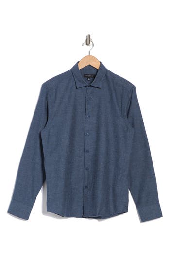 WESTZEROONE WESTZEROONE COLBY TWILL BUTTON-UP SHIRT