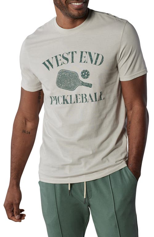 West End Pickleball Graphic T-Shirt in Sand