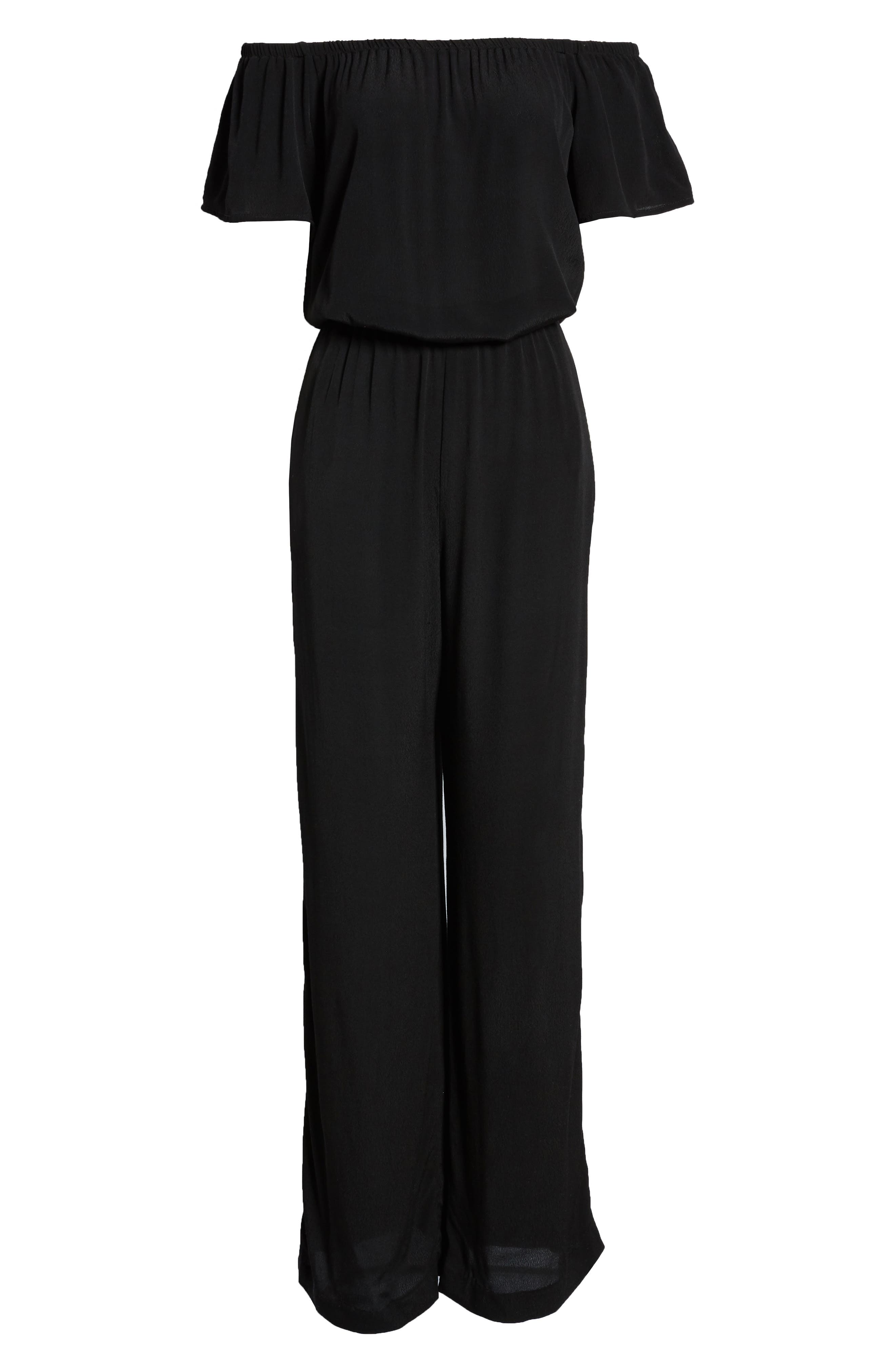 charles henry black jumpsuit