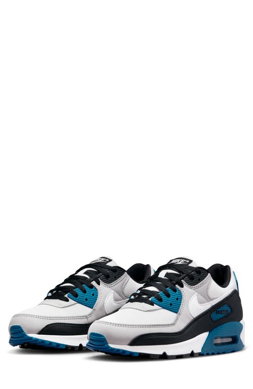Shop Nike Air Max 90 Sneaker In Smoke Grey/white/black