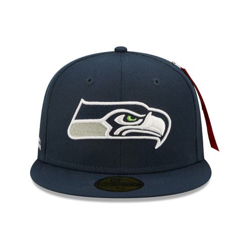 Seattle Seahawks THROWBACK SUPER-SHOT STRAPBACK Royal-Green Hat b