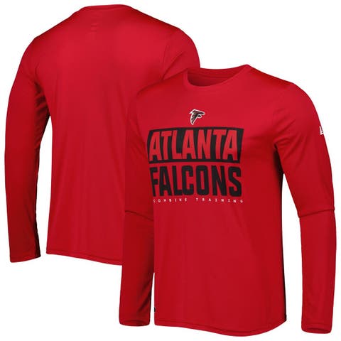 Men's New Era Cream Atlanta Falcons Sideline Chrome T-Shirt