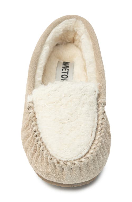 Shop Minnetonka Cosi Slipper In Stone