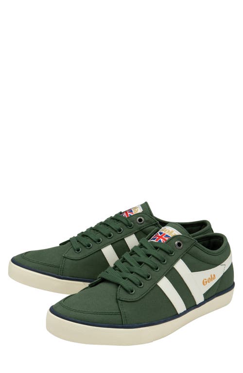 Shop Gola Comet Low Top Sneaker In Evergreen/off White/navy