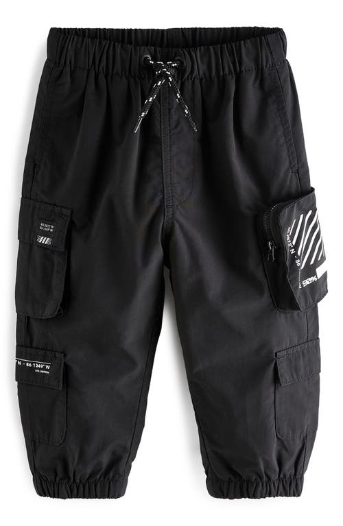 NEXT Kids' Cotton Blend Cargo Pants Black at Nordstrom, Y