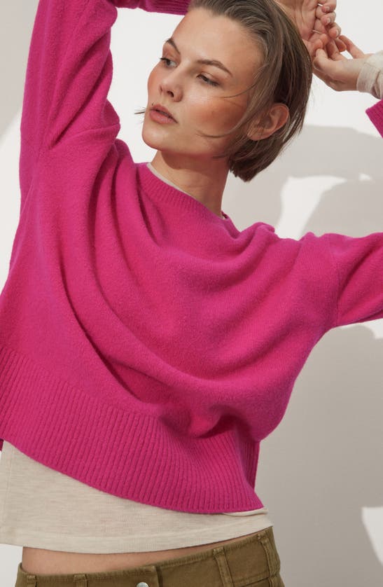 Shop & Other Stories Crewneck Sweater In Hot Pink