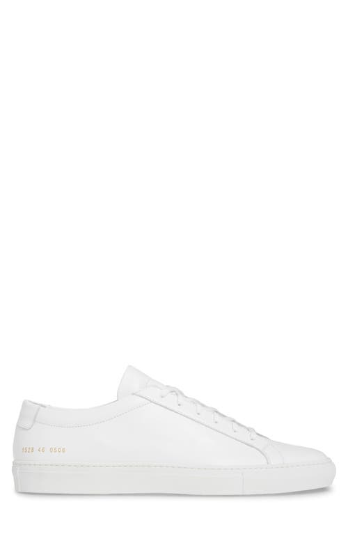 Shop Common Projects Original Achilles Sneaker In White/white