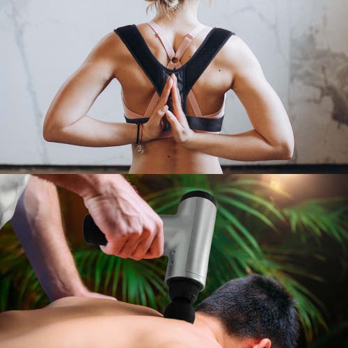 Pursonic Ultimate Pain Relief And Posture Support Bundle In Black