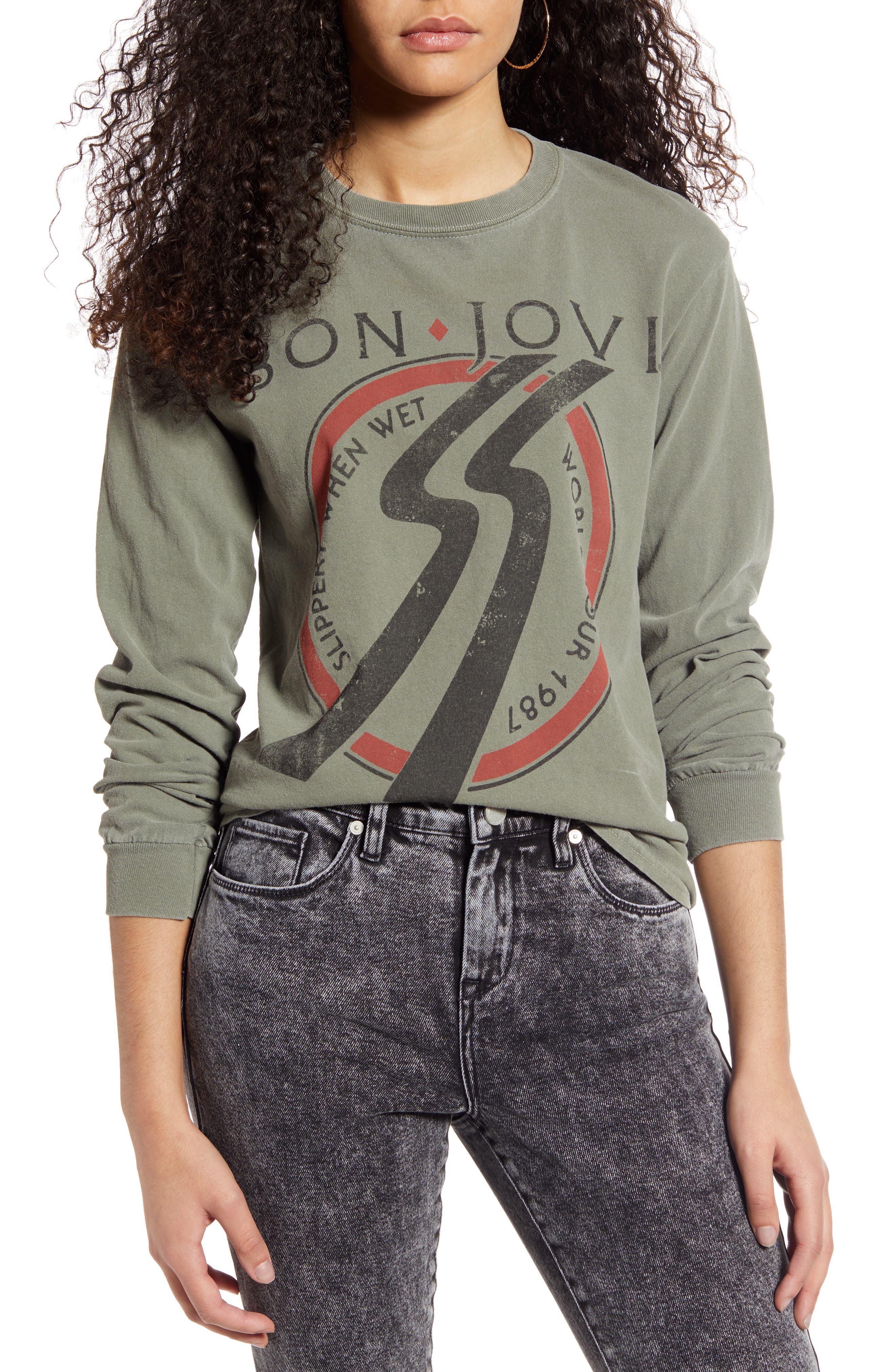 Vinyl Icons Bon Jovi Slippery When Wet Tee Nordstrom