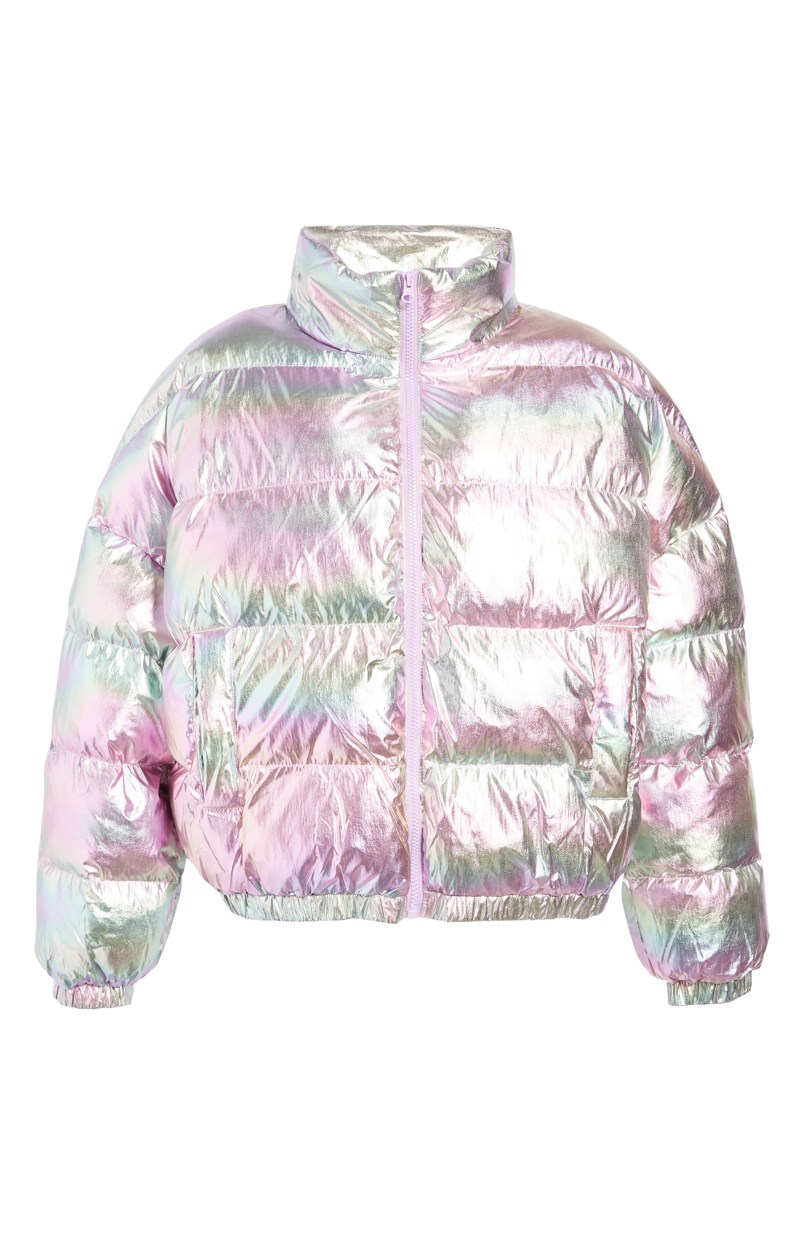 BP. Holographic Puffer Jacket | Nordstrom