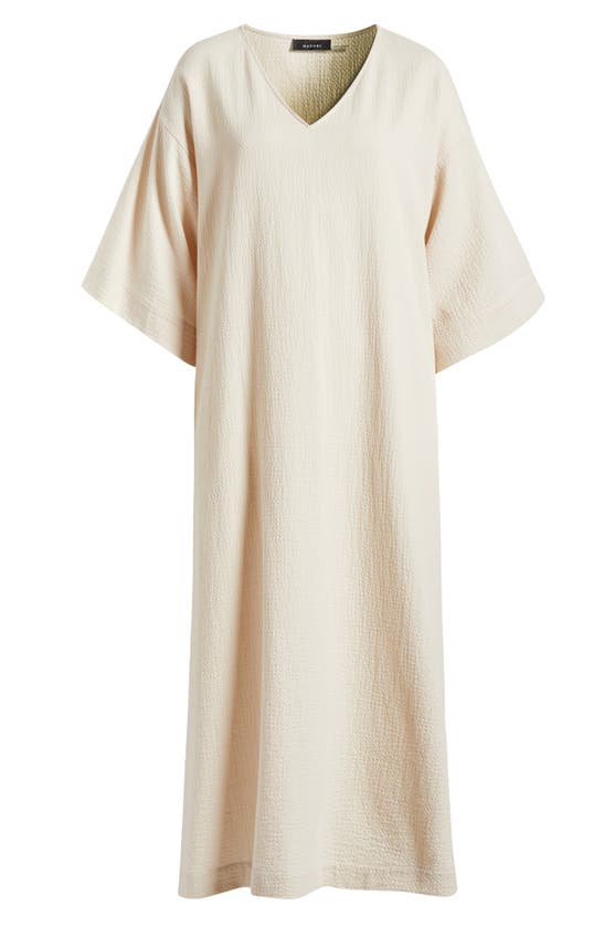 Shop Natori Onsen Cotton Nightgown In Sand Dune