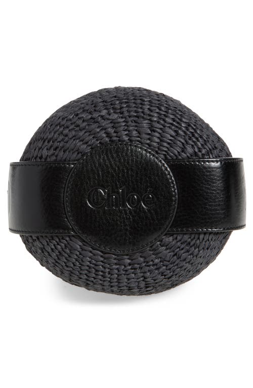 Chloé Chloe Small Woody Tote Bag In 001 Black