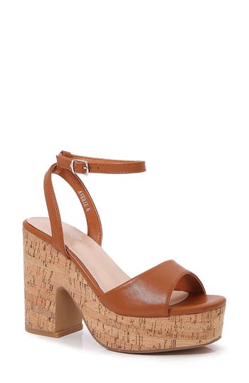 BERNESS BERNESS AVERIE CORK PLATFROM SANDAL