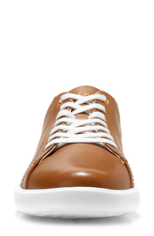 Shop Cole Haan Grand Crosscourt Sneaker In Pecan Leather