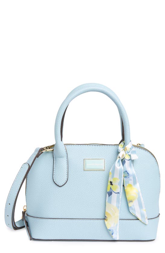 Nanette Lepore Val Convertible Dome Top Satchel In Ice Blue