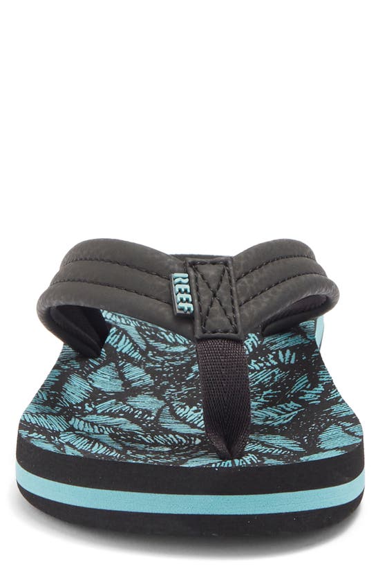 Shop Reef Kids' Ahi Flip Flop In Aquifer Palm