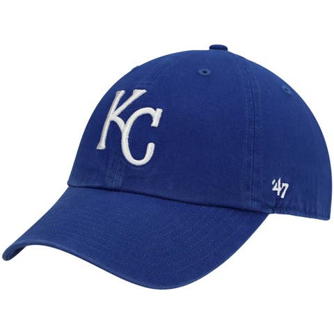 Kansas City Royals 2020 9TWENTY White w/Blue KC Logo Adjustable Hat by