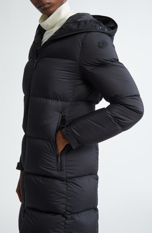 Shop Moncler Arredoun Hooded Down Puffer Parka In Black