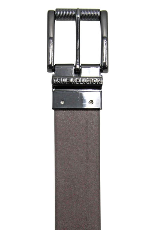 True Religion Brand Jeans Lumin Ii Belt In Black/brown