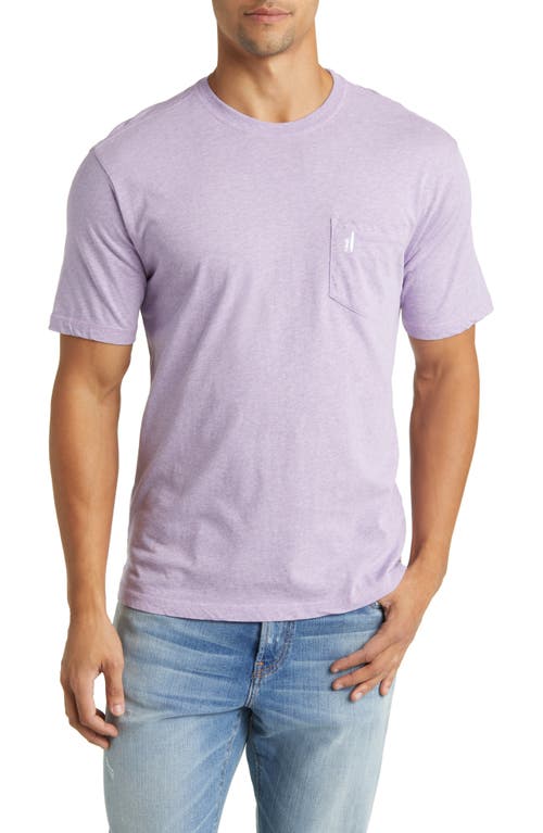 Dale Heathered Pocket T-Shirt in Aster