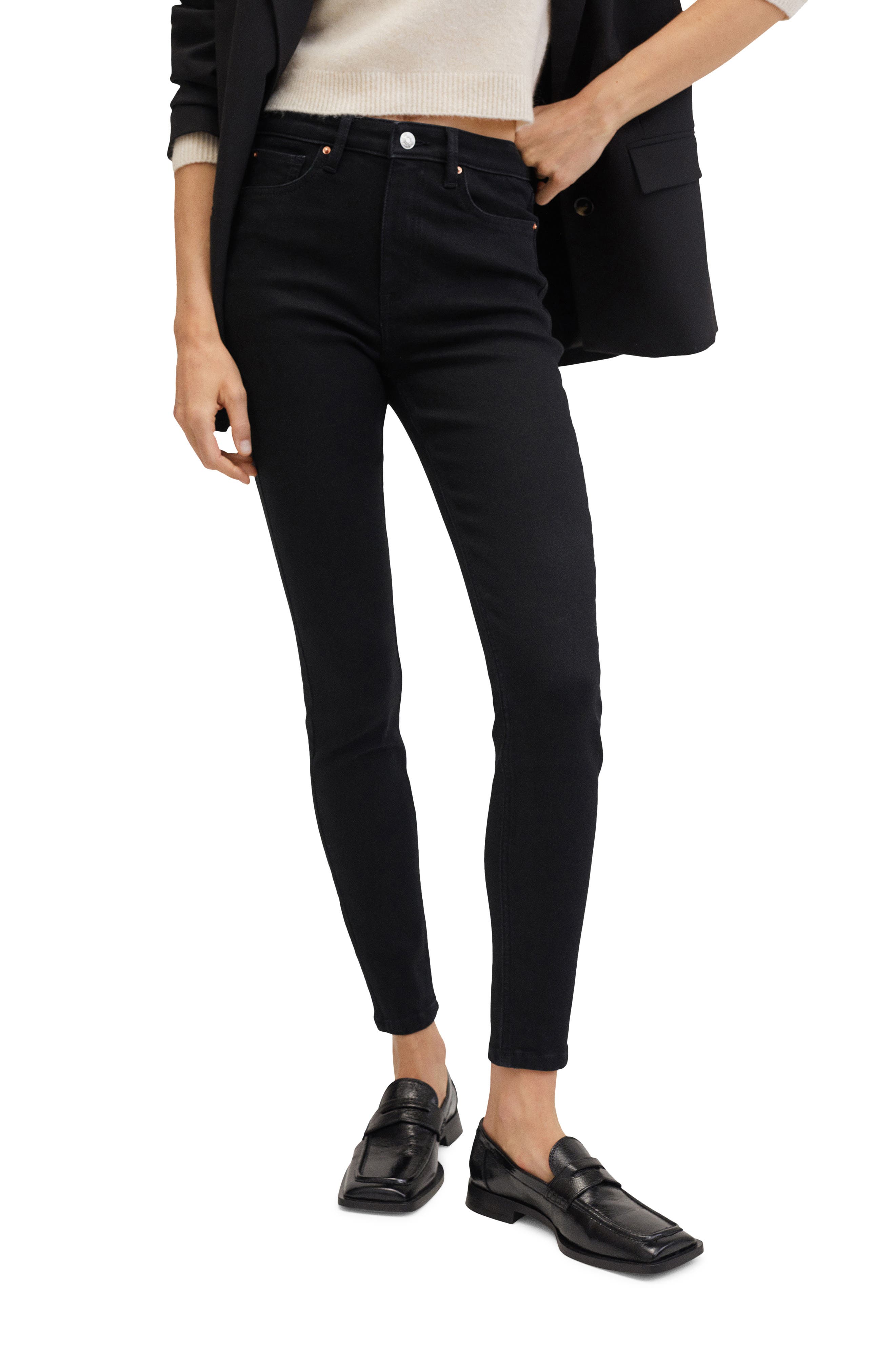 MANGO Soho High Waist Skinny Jeans 