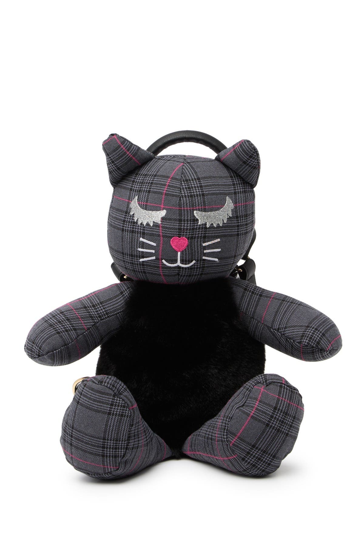 plush cat backpack