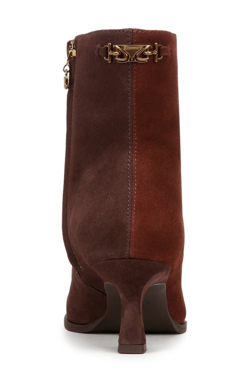 Shop Circus Ny By Sam Edelman Yuki Pointy Toe Bootie In Deep Pecan/chocolate