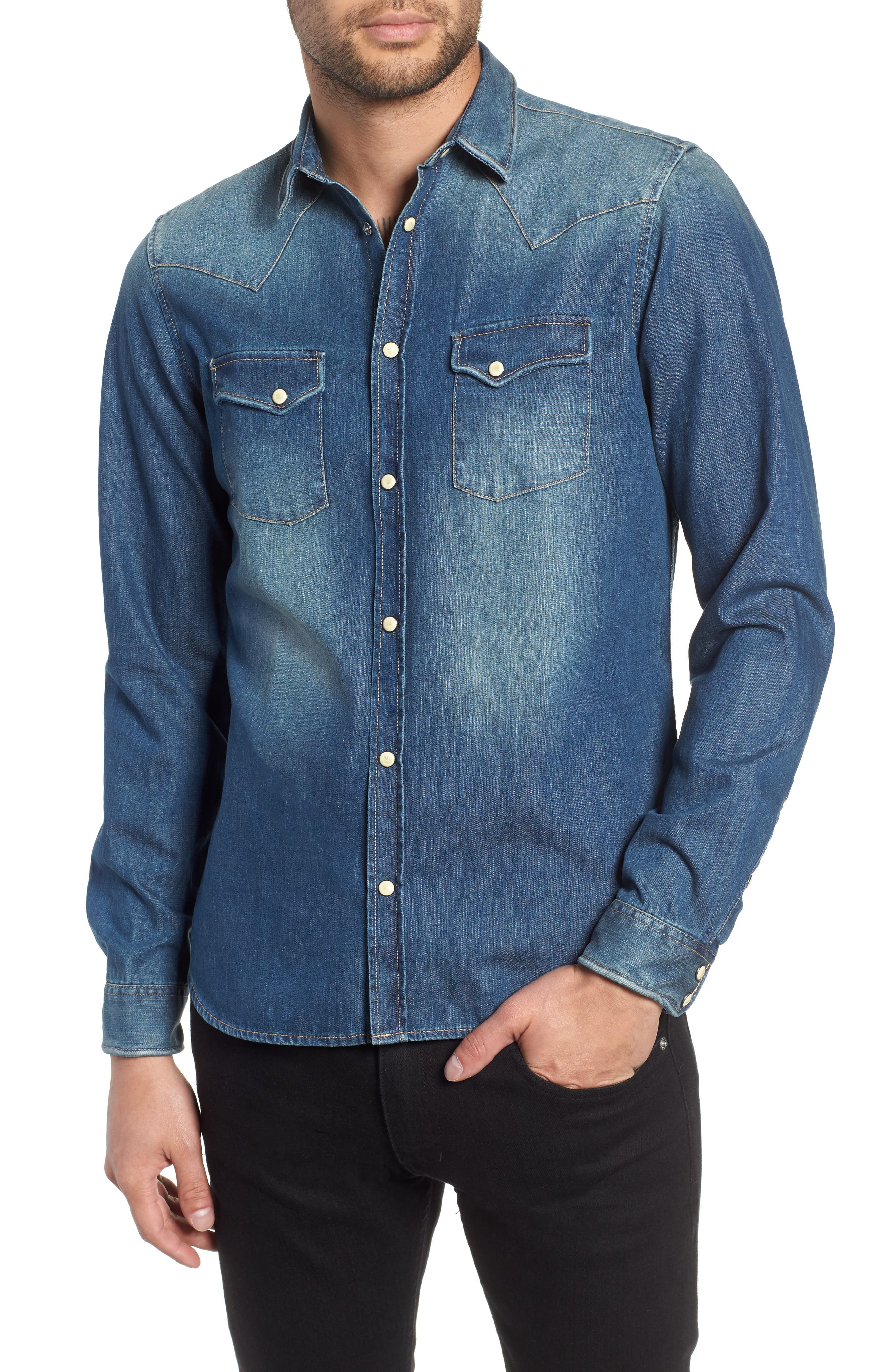 the kooples denim shirt