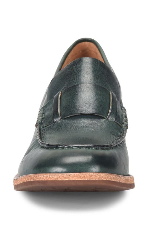 Kork-ease Women's Kya Loafer In Dark Green Pine In Green Leather
