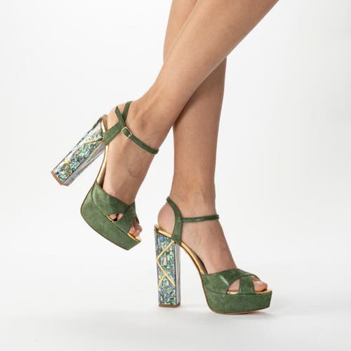 Freya Rose Women's Gold / Green Cher Verde In Green