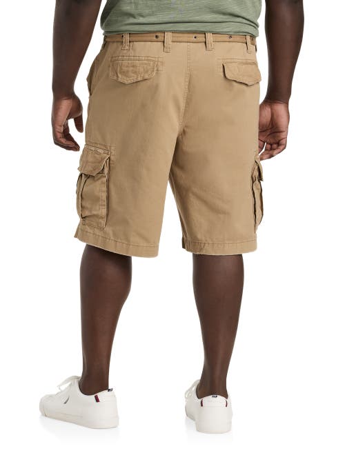 Shop Society Of One By Dxl Distressed Cargo Shorts In Bronze