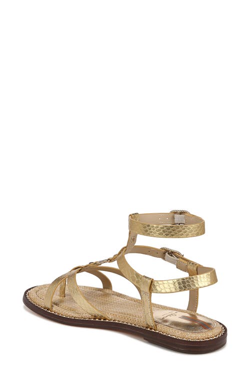 Sam Edelman Talya Sandal In Gold