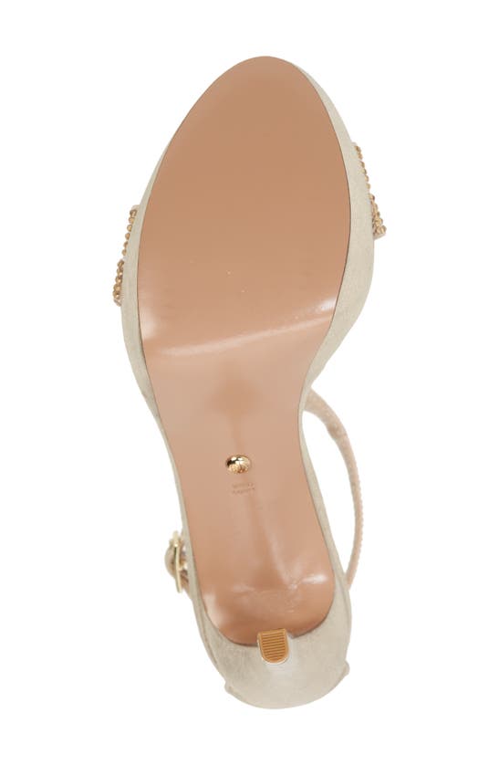 Shop Pelle Moda Onora T-strap Sandal In Platinum Gold