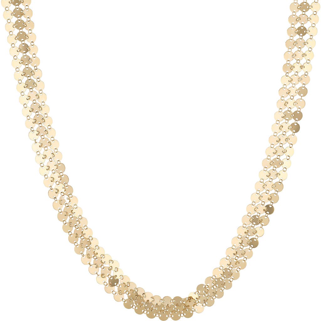 LANA LANA CHAIN MAIL 3-ROW NECKLACE