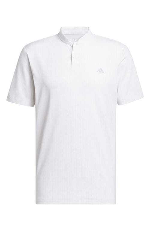 Adidas Golf Ultimate365 Golf Polo In White/grey Two