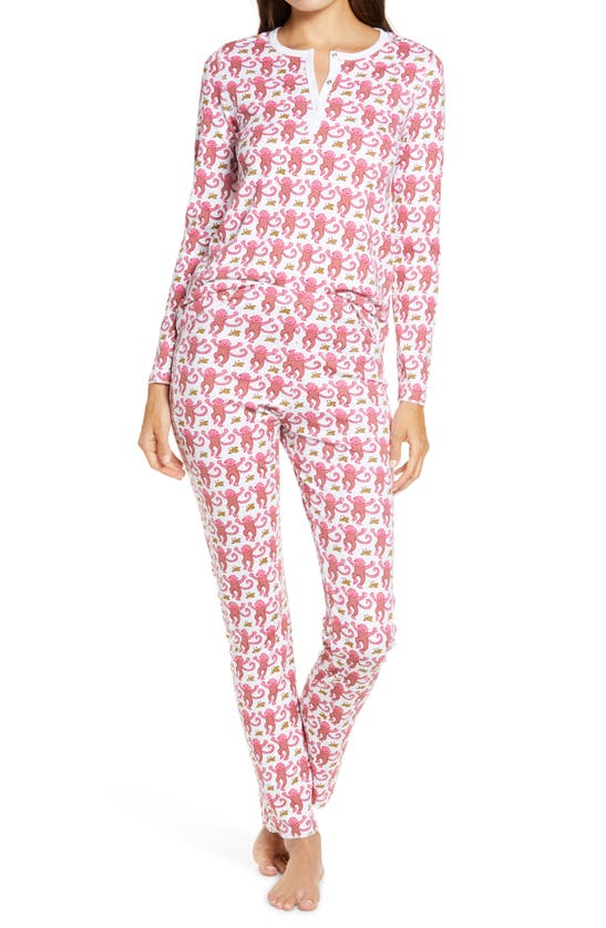 roller rabbit short sleeve monkey pajamas