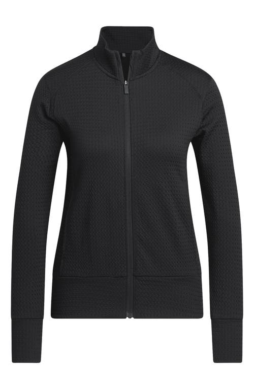 Ultimate365 Performance Textured Golf Jacket in Black