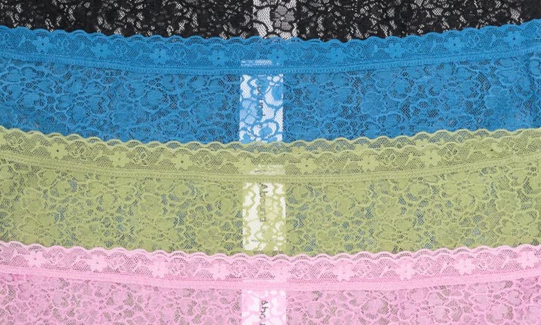 Shop Abound Peyton Assorted 5-pack Lace Hipster Panties In Blue Water Multi