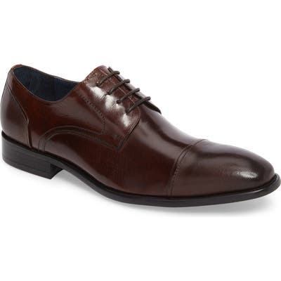 Stacy Adams Jemison Cap Toe Derby, Brown