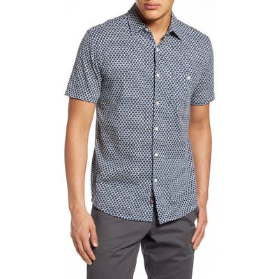 Faherty Coast Button-Up Shirt, Blue