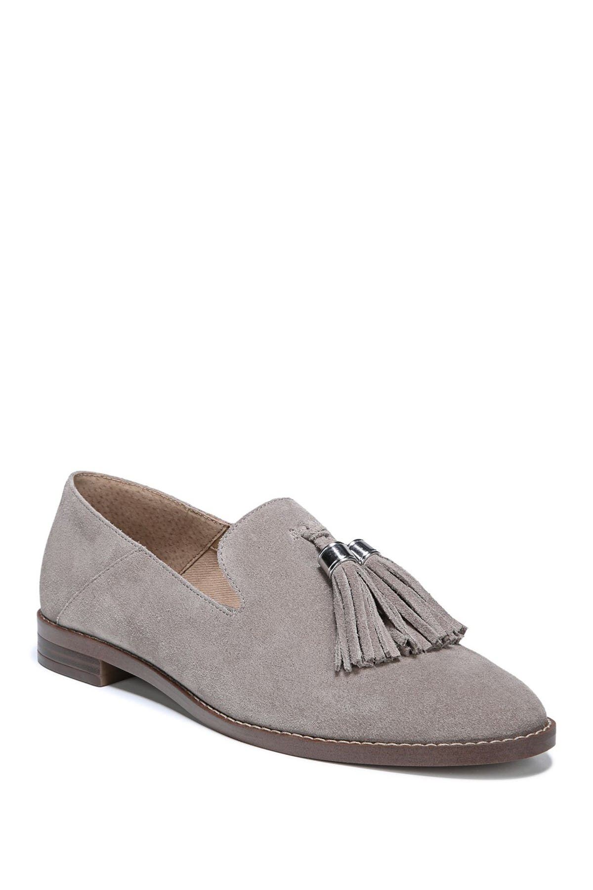 franco sarto suede loafers with keeper