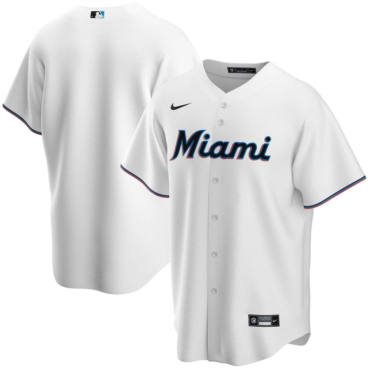 Miami Marlins Home Replica Team Jersey 