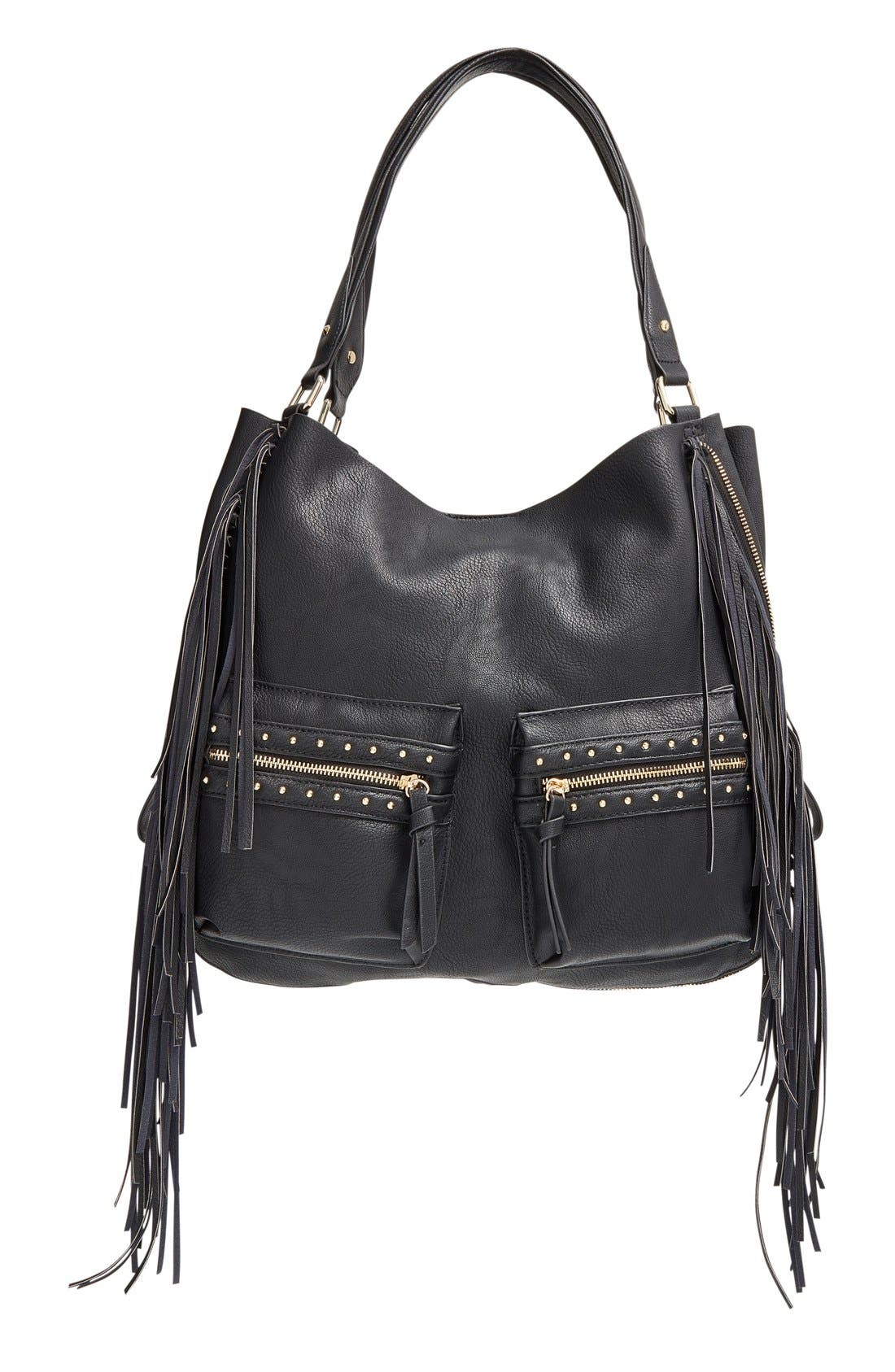 big buddha fringe purse